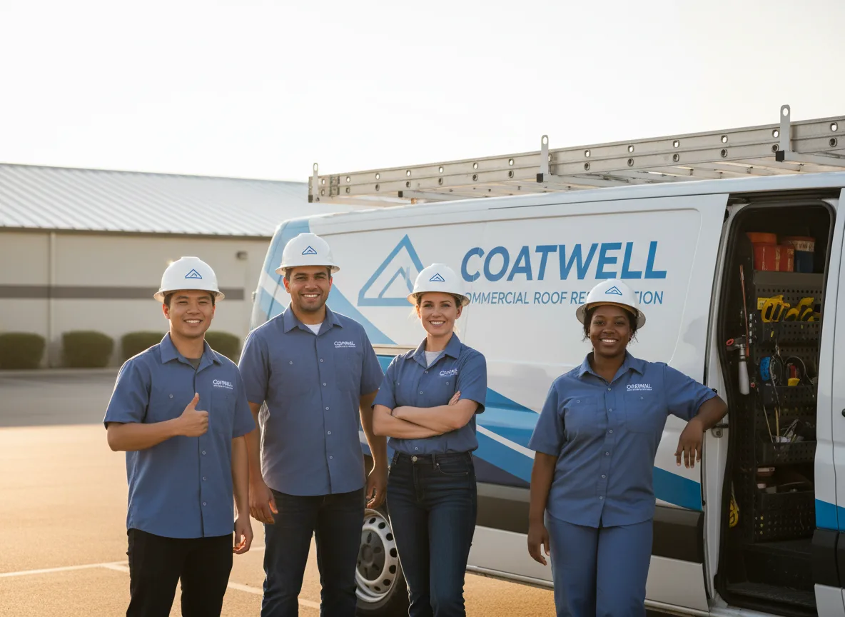 Commercial roof coating company in Ashford, CT